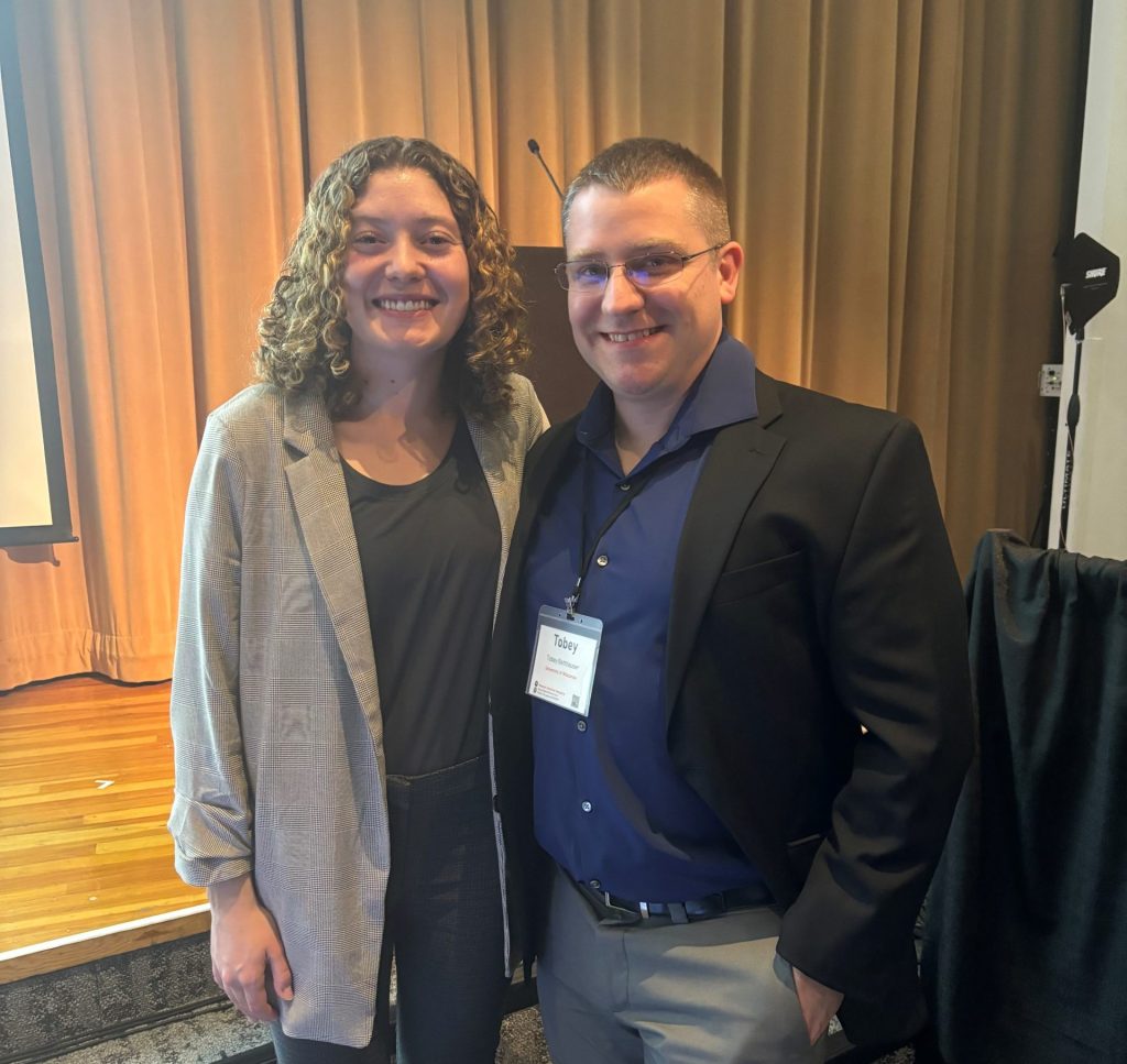 Left to right: Jordan Teague and Tobey Betthauser at HAI 2024 in Miami, Florida!